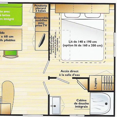 MOBILHOME 5 personas - Casa móvil de 2 dormitorios