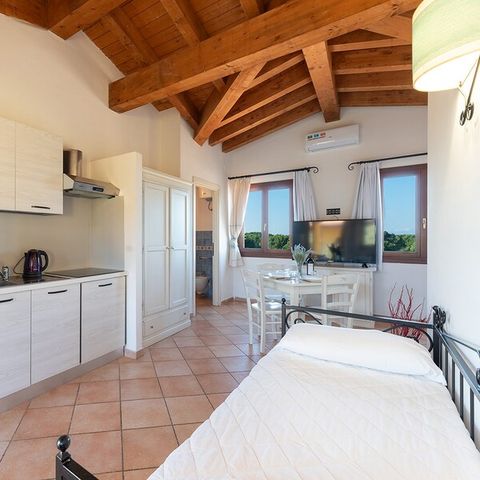 Apartment 3 persons - 1 bedroom - Terrace or balcony - Air-conditioned