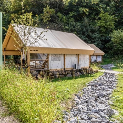 TENTE TOILE ET BOIS 6 personnes - Tente safari 4-6 personnes