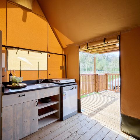 TENDA IN TELA E LEGNO 7 persone - Rangerlodge