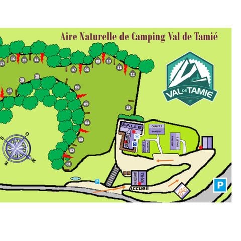 PARCELA - camping con electricidad