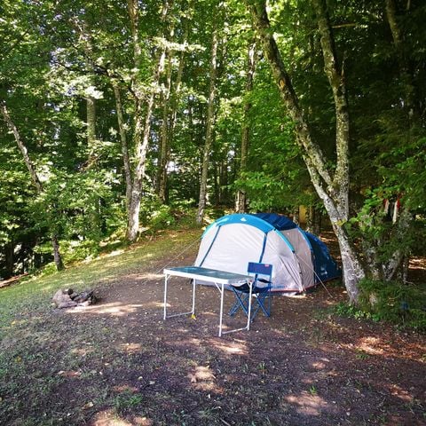 Kampeerplaats - camping zonder elektriciteit 1/2 pers