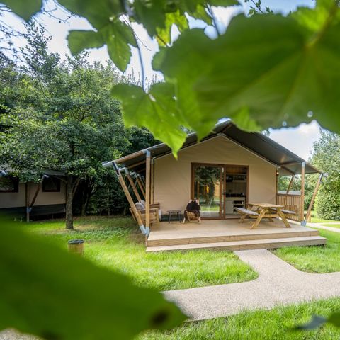 TENDA IN TELA E LEGNO 5 persone - Tenda Glamping per famiglie
