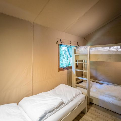 TENDA IN TELA E LEGNO 5 persone - Tenda Glamping per famiglie