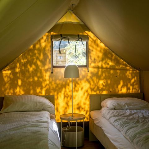 TENDA IN TELA E LEGNO 2 persone - Tenda da campeggio XS - IEPER