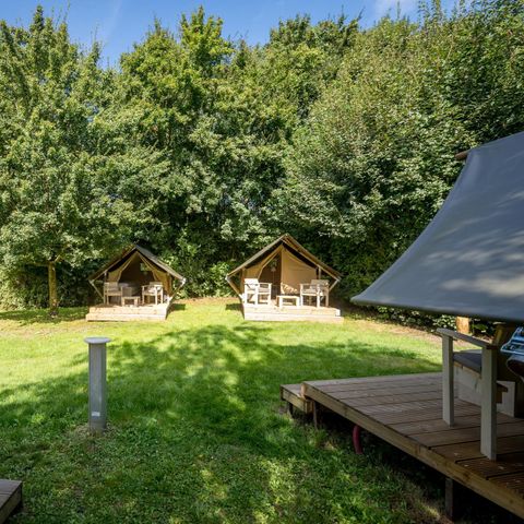 TENDA IN TELA E LEGNO 2 persone - Tenda da campeggio XS - IEPER