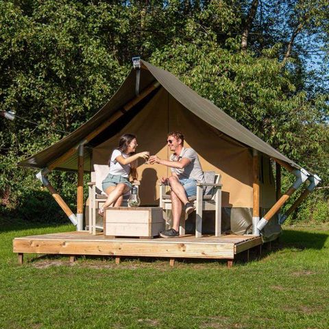 CANVAS AND WOOD TENT 2 people - Glamping tent XS - IEPER