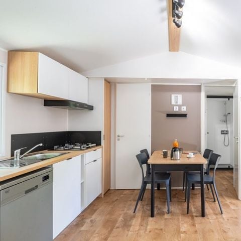 Stacaravan 6 personen - CONFORT - 3 slaapkamers - Airconditioning