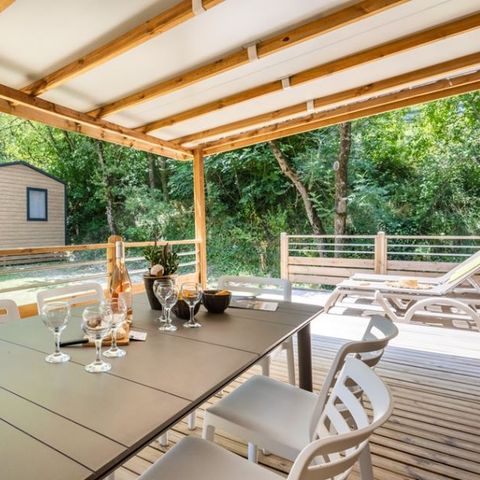 Stacaravan 6 personen - CONFORT 3 slaapkamers 6 personen airconditioning