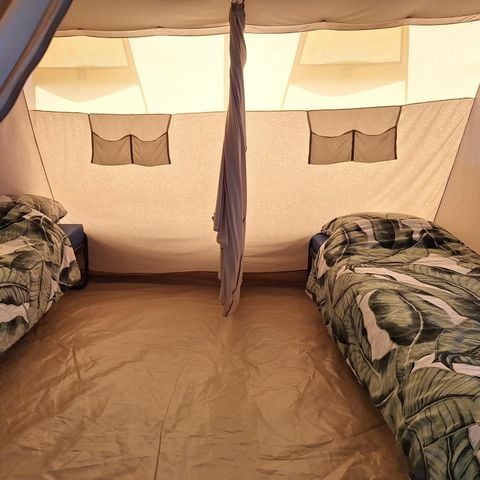 TENDA IN TELA E LEGNO 6 persone - Tenda Safari, 6 posti letto