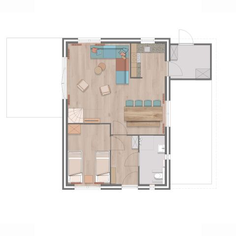 VILLA 8 people - Woezel & Pip - Disabled persons