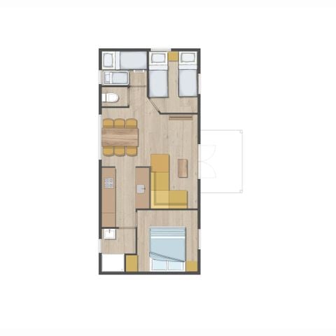 BUNGALOW 6 persone - Casa Charlies Dune