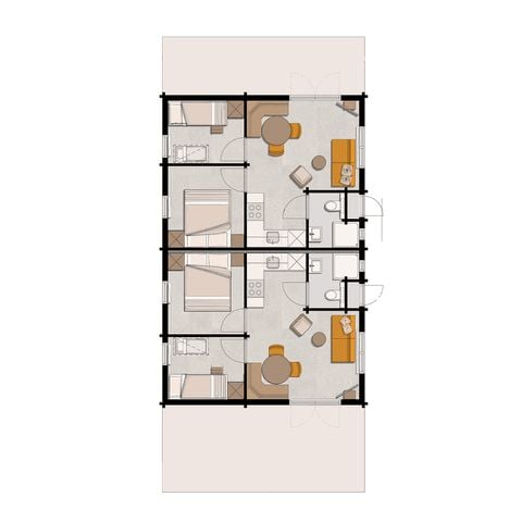 LODGE 4 persone - Woezel e Pip