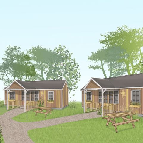 BUNGALOW 18 personnes - Family Square 18 (3x Charlies Dune House)