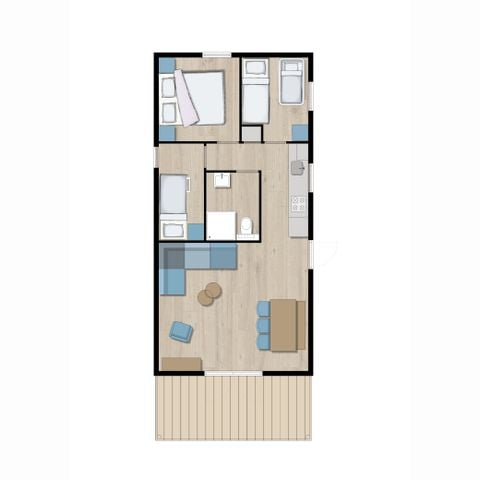 BUNGALOW 5 personnes - Papillons Venhuis