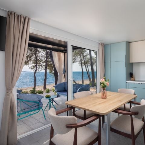 MOBILHOME 4 personas - Casa de vacaciones de lujo Amber Sea con piscina privada