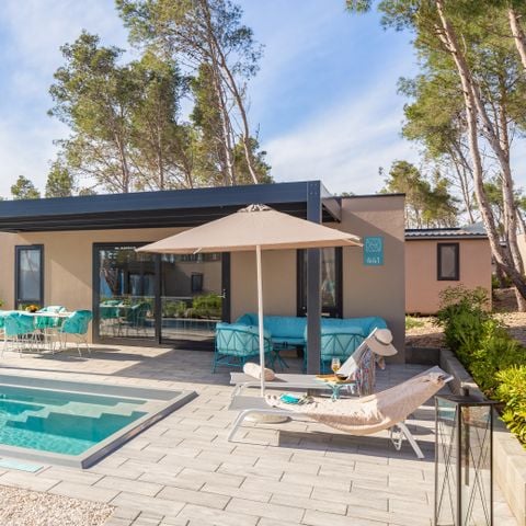 Mobilheim 4 personen - Luxuriöses Ferienhaus mit privatem Pool