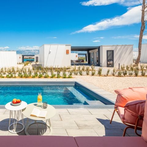 MOBILHOME 4 personas - Glamping Villa de lujo con piscina privada