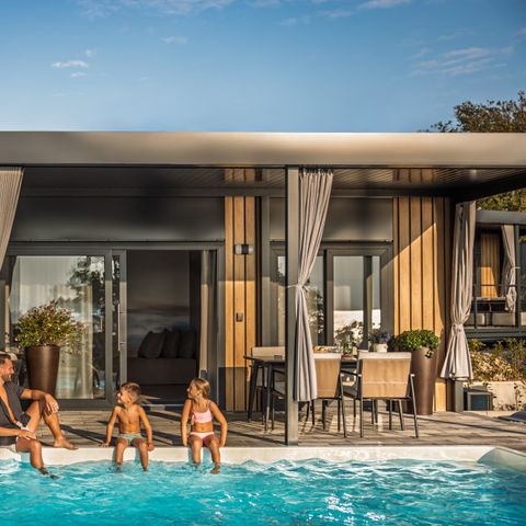 Mobile home 4 persons - Amber Sea Luxury Holiday Home with private pool