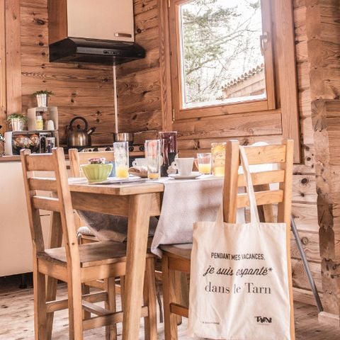 Chalet 5 personen - Het lichte met uitzicht - 35 m² - 2 slaapkamers