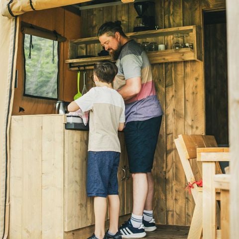 AUßERGEWÖHNLICHE UNTERKUNFT 2 Personen - Erhöhte Zelt-Lodge