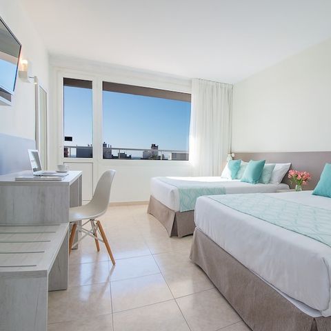 BEDROOM 4 people - QUADRUPLE ROOM - BALCONY - BREAKFAST INCLUDED