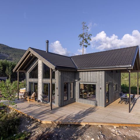CASA 6 persone - Saga Hytte con sauna, vasca idromassaggio e vista sull'acqua