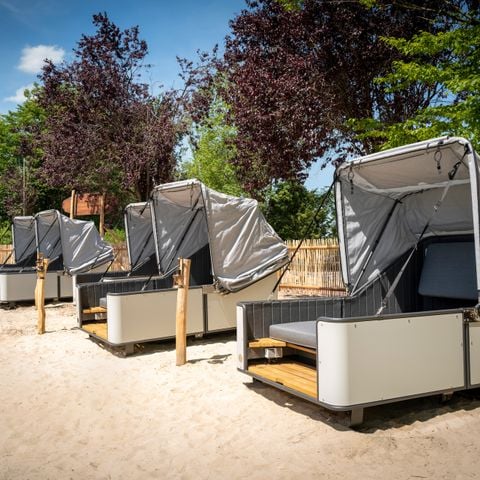 AUßERGEWÖHNLICHE UNTERKUNFT 2 Personen - Lagoon-Schlafstrandkorb