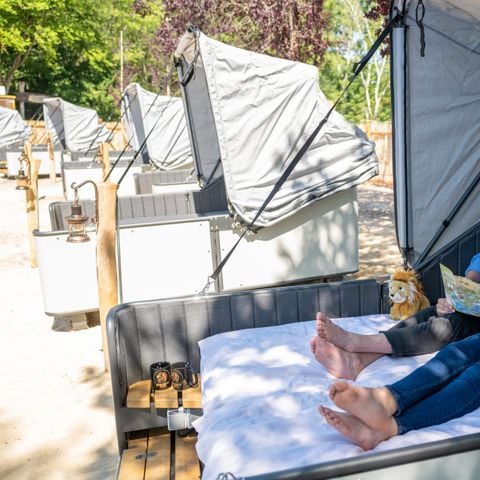 UNIEKE ACCOMMODATIE 2 personen - Lagoon slaapstrandstoel