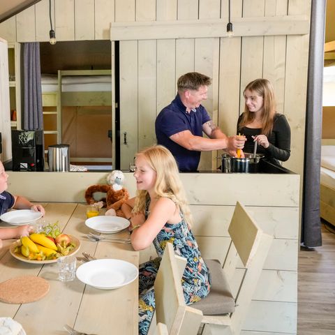 TENDA IN TELA E LEGNO 6 persone - Tongasoa Lodge