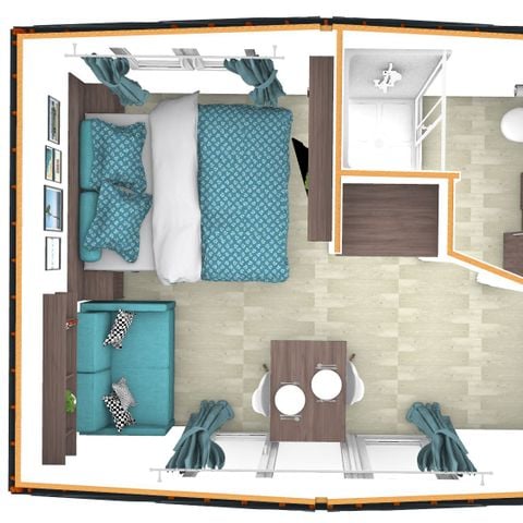 BUNGALOW 2 personnes - Petite maison