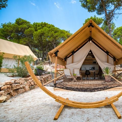 TENDA DA CAMPEGGIO 4 persone - Tenda safari con due camere da letto (2+2)