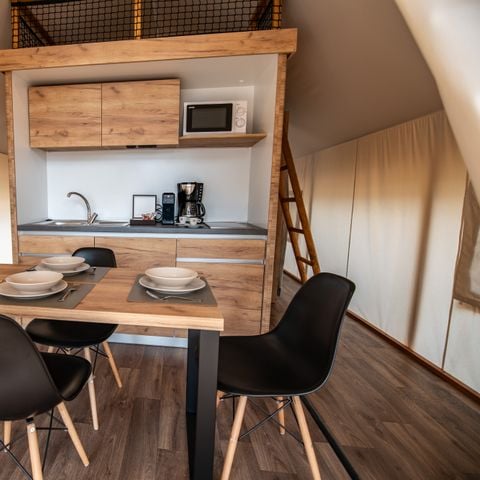 TENTE 4 personnes - Tente safari à deux chambres (2+2)