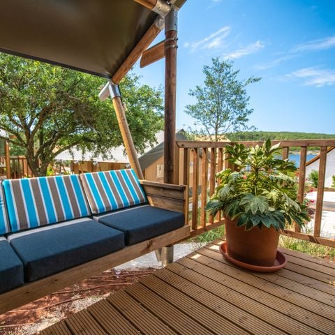 TENTE 6 personnes - Tente à deux chambres (2+4)