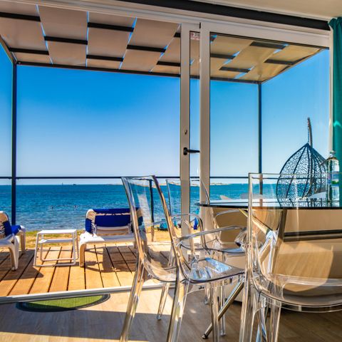 CASA MOBILE 5 persone - Camping Villa in prima fila sul mare