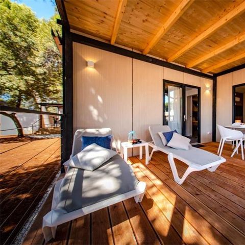 Stacaravan 6 personen - LUXE KAMPEERVILLA