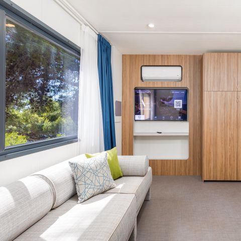 Mobile home 6 persons - Deluxe Camping Villa first row to the sea