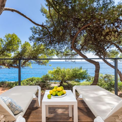 Mobilheim 6 Personen - Deluxe Camping Villa erste Reihe zum Meer