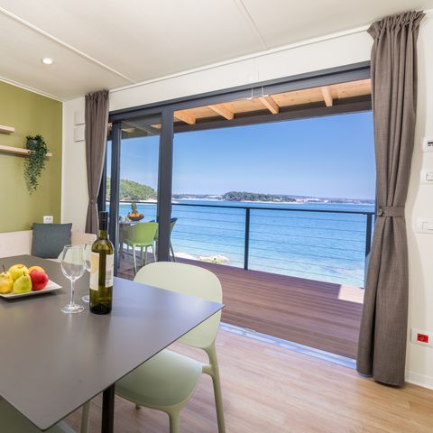Mobile home 5 persons - Camping Home first row to the sea
