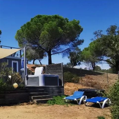 MOBILHOME 4 personnes - Ramatuelle - VIP Cap Deseo - 34 m²- Vue Mer et Jacuzzi