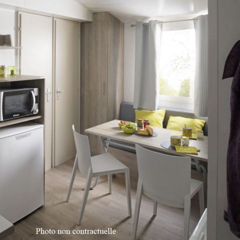 Stacaravan 4 personen - Fréjus - Vénus - Comfort  met airconditioning   2 slaapkamers