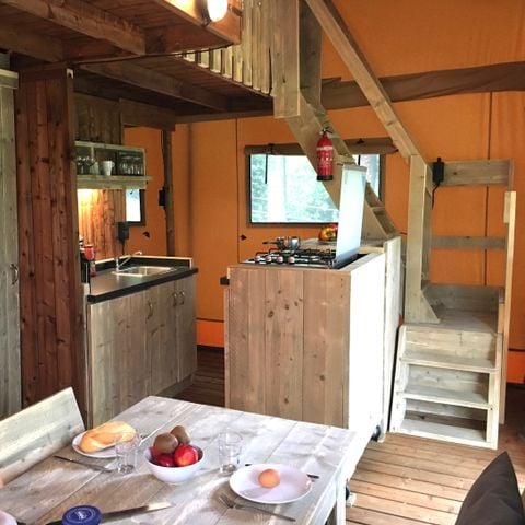 Safaritent 6 personen - Lodgetent incl. sanitair