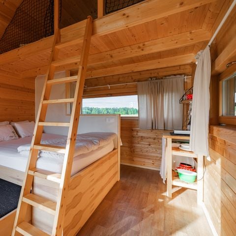 Chalet 4 persons - /HIS, private toilet and washbasin, 22m2