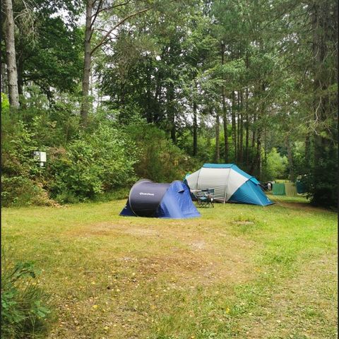 Pitch - Hiker, cyclist or biker pitch with tent