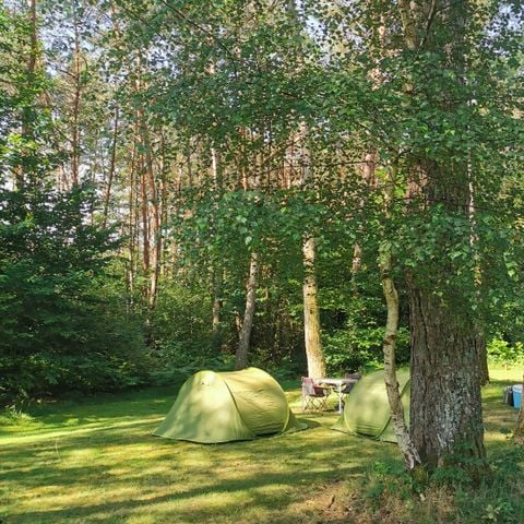 STAANPLAATS - Standplaats voor trekkers, fietsers of fietsers met tent