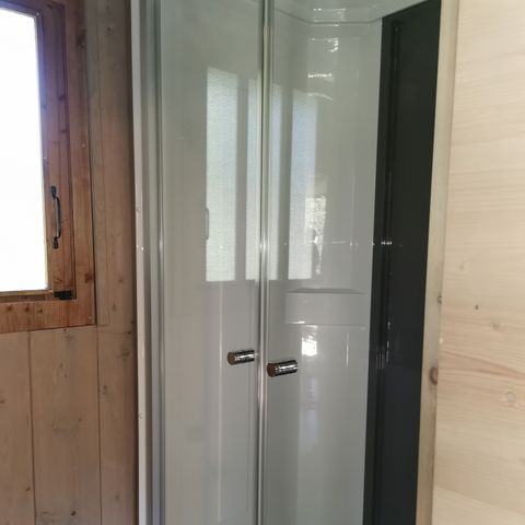 Chalet 5 Personen - Holz Bungalow Chalet auf Stelzen