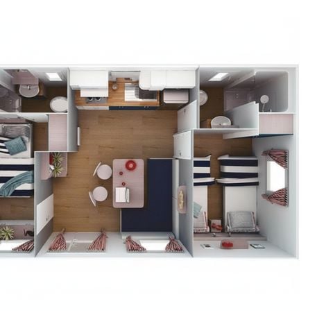 Mobilheim 5 Personen - Mobilheim Krk Living 300