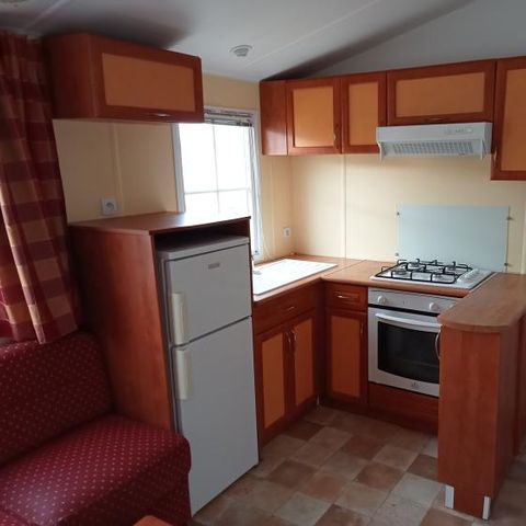 MOBILHOME 6 personnes - Mobil-home Titania rouge 2 chambres - climatisé