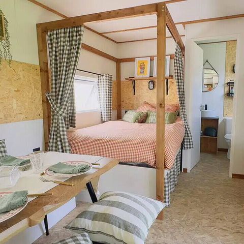 Tiny House 4 personen - Tiny House | 2 slaapkamers | 4 pers | Verhoogd terras | 1 badkamer | Airconditioning