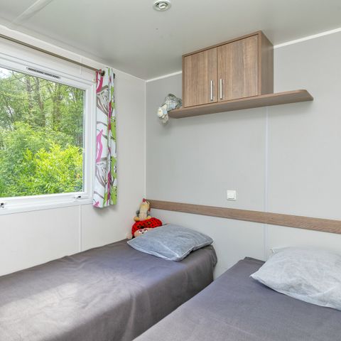 Mobilheim 4 Personen - Mobilheim Confort Glycine - 2 Schlafz. - TV